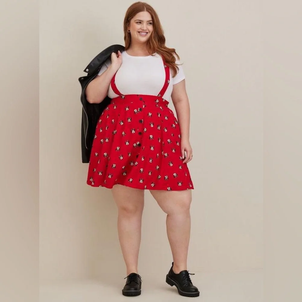 Disney Minnie Mouse Plus Size Skirtall - Picture 2 of 9